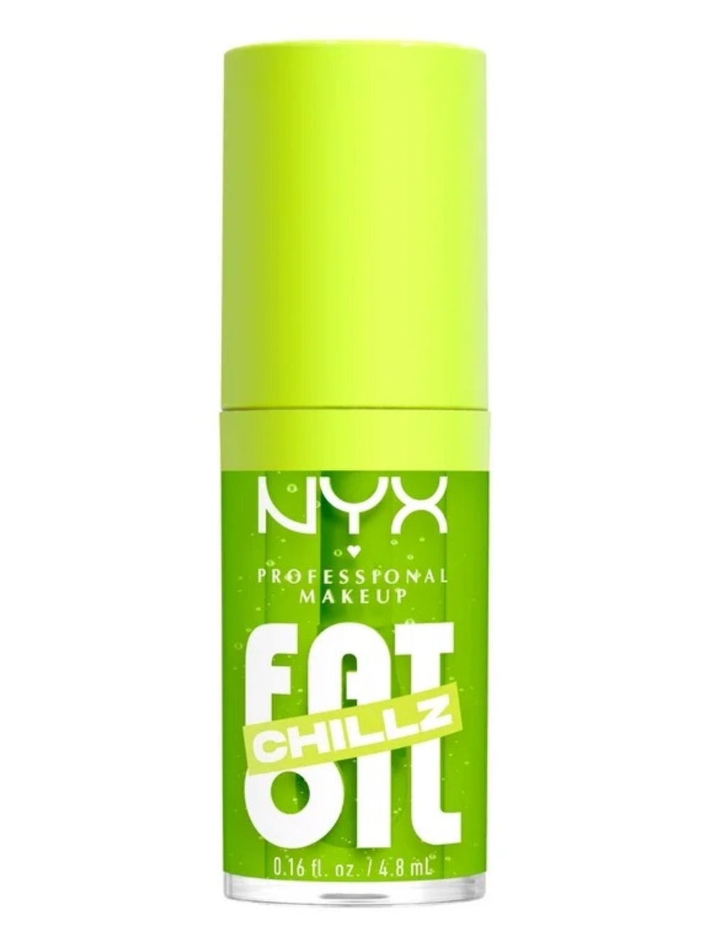 NYX Professional Makeup Fat Oil Chillz Lip Gloss, 12hr Hydration, Kiwi Freezie